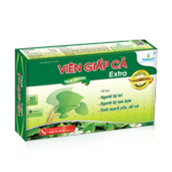 Viên giấp cá tinh chiết hộp 30v  khắc tinh trĩ