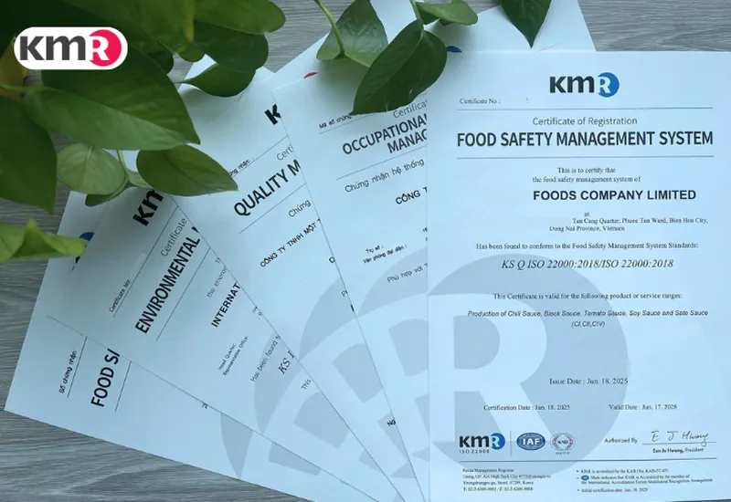 KMR CHÚC MỪNG KHÁCH HÀNG ĐẠT CHỨNG NHẬN ISO QUỐC TẾ KAB VÀ IAF TRONG THÁNG 6&7 NĂM 2025 KMR CHÚC MỪNG KHÁCH HÀNG ĐẠT CHỨNG NHẬN ISO QUỐC TẾ KAB VÀ IAF TRONG THÁNG 6&7 NĂM 2025