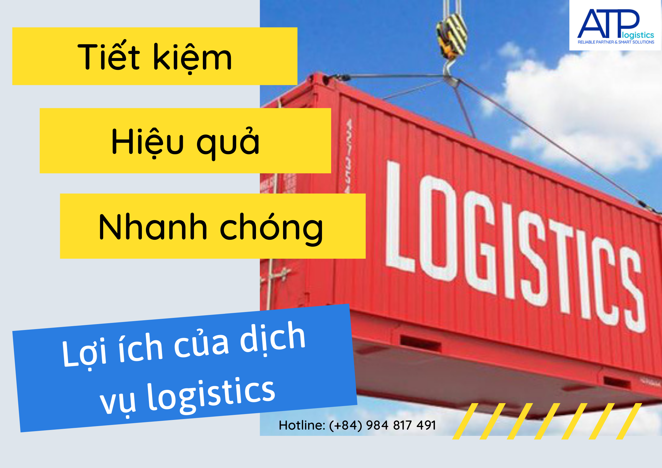 Lợi ích của dịch vụ Logistics Lợi ích của dịch vụ Logistics
