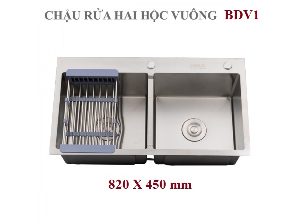 Chậu rửa inox Hwata BDV1 Cao Cấp Chậu rửa inox Hwata BDV1 Cao Cấp