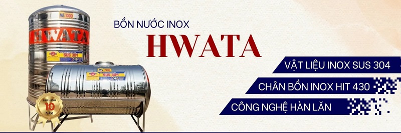 Bồn nước inox Hwata Việt Nam Bồn nước inox Hwata Việt Nam