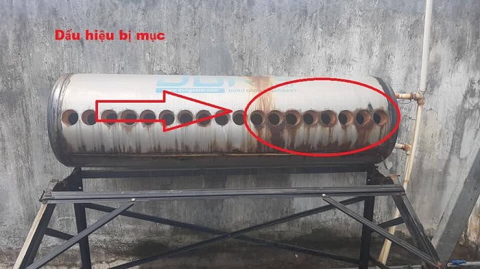Dấu hiệu nhận biết bình bảo ôn năng lượng mặt trời bị hỏng Dấu hiệu nhận biết bình bảo ôn năng lượng mặt trời bị hỏng