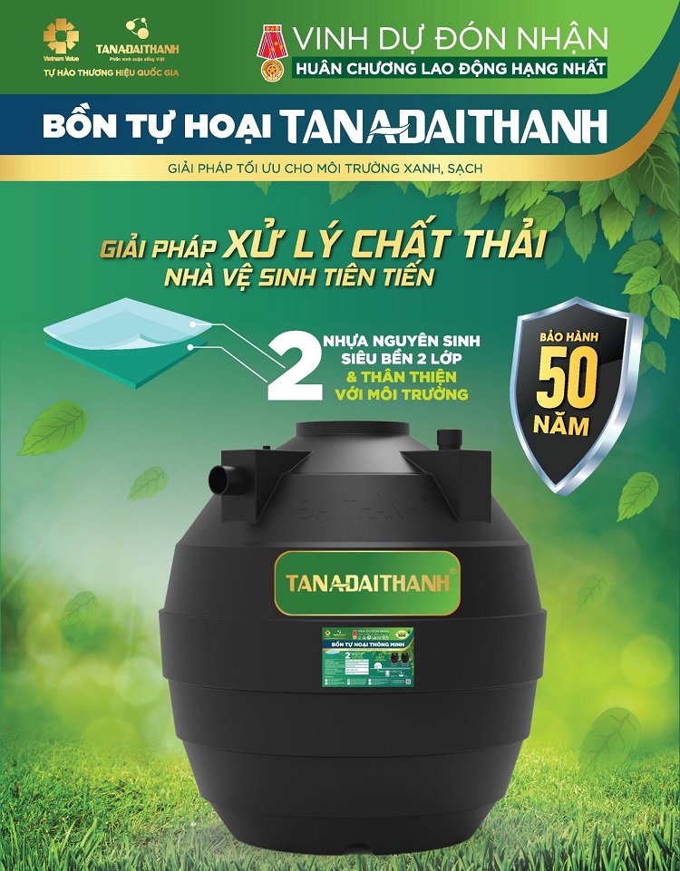 Giải pháp thay thế Bồn tự hoại xây truyền thống Giải pháp thay thế Bồn tự hoại xây truyền thống