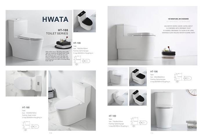 Mẫu bàn cầu Hwata Việt nam bán chạy nhất hiện nay Mẫu bàn cầu Hwata Việt nam bán chạy nhất hiện nay