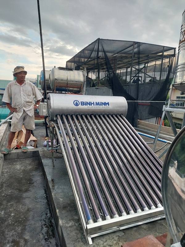 Máy nước nóng mặt trời Bình Minh 160L I304 Thủ Đức Máy nước nóng mặt trời Bình Minh 160L I304 Thủ Đức