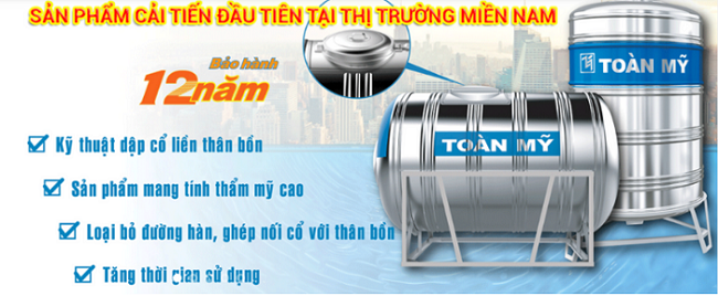 Bồn nước Toàn Mỹ tự hào là thương hiệu Quốc Gia Bồn nước Toàn Mỹ tự hào là thương hiệu Quốc Gia