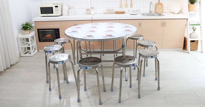 Bàn ghế inox có tuổi thọ lâu đời và bền hơn Bàn ghế inox có tuổi thọ lâu đời và bền hơn