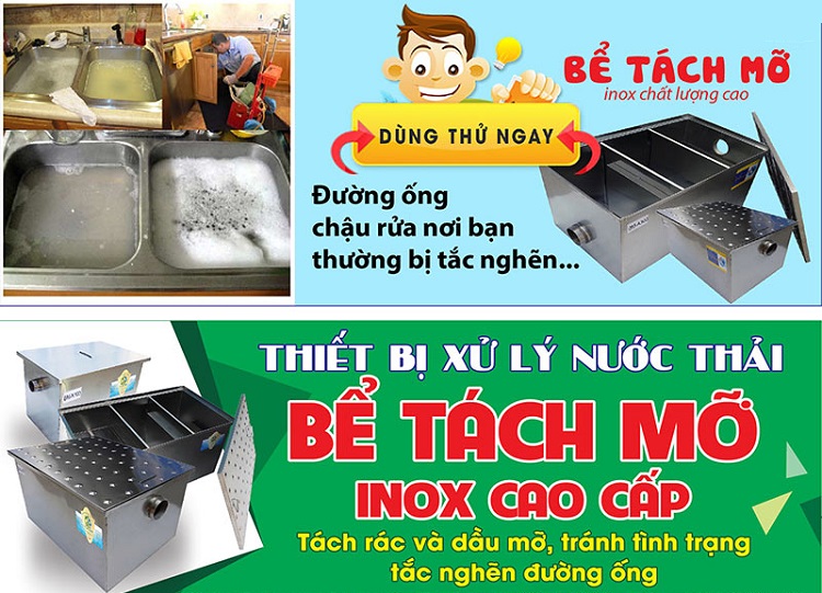 Bể tách mỡ giải pháp hữu ích mỗi gia đình Bể tách mỡ giải pháp hữu ích mỗi gia đình