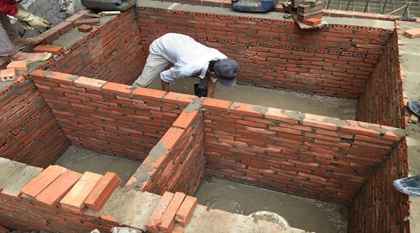 Bể tự hoại xây truyền thống Bể tự hoại xây truyền thống