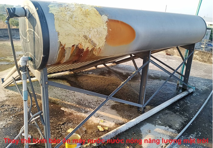 Bình Bảo ôn máy nước nóng ị hỏng gây rò rỉ nước, không nóng Bình Bảo ôn máy nước nóng ị hỏng gây rò rỉ nước, không nóng