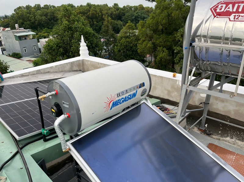 Máy nước nóng mặt trời Tấm Phẳng Megasun tại Bình Dương Máy nước nóng mặt trời Tấm Phẳng Megasun tại Bình Dương