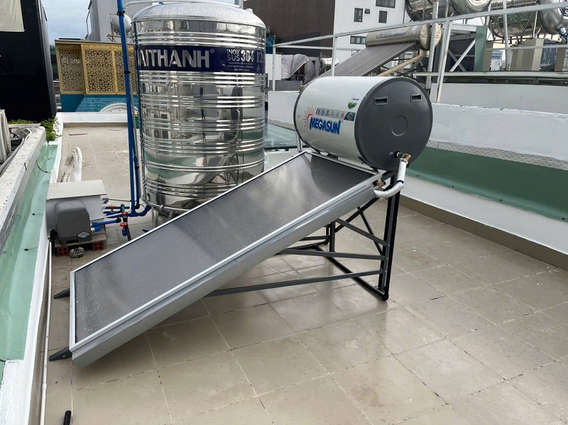 Máy nước nóng tấm phẳng Megasun 150L tại Quận 7 Máy nước nóng tấm phẳng Megasun 150L tại Quận 7