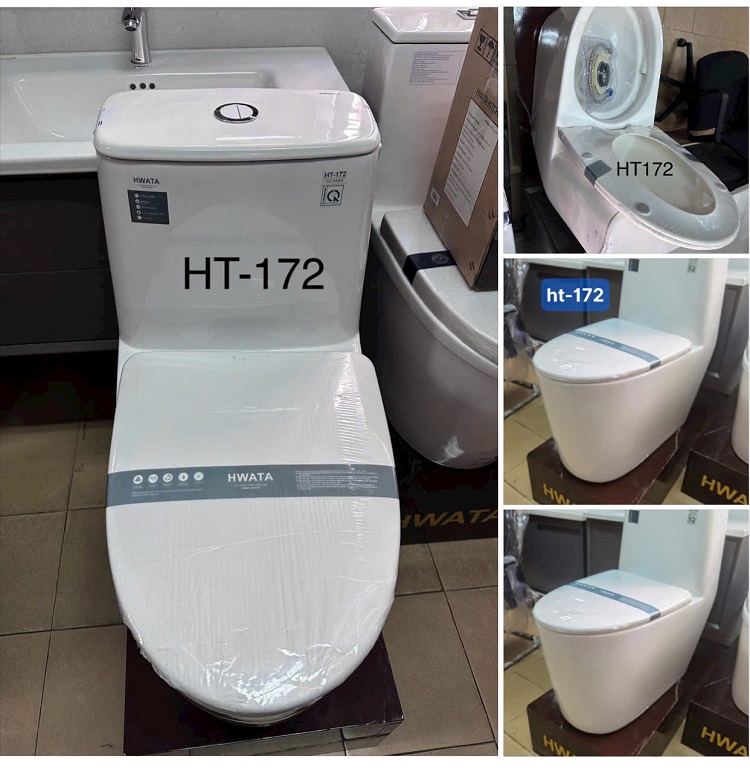 New Product - Bồn cầu Hwata HT172 New Product - Bồn cầu Hwata HT172