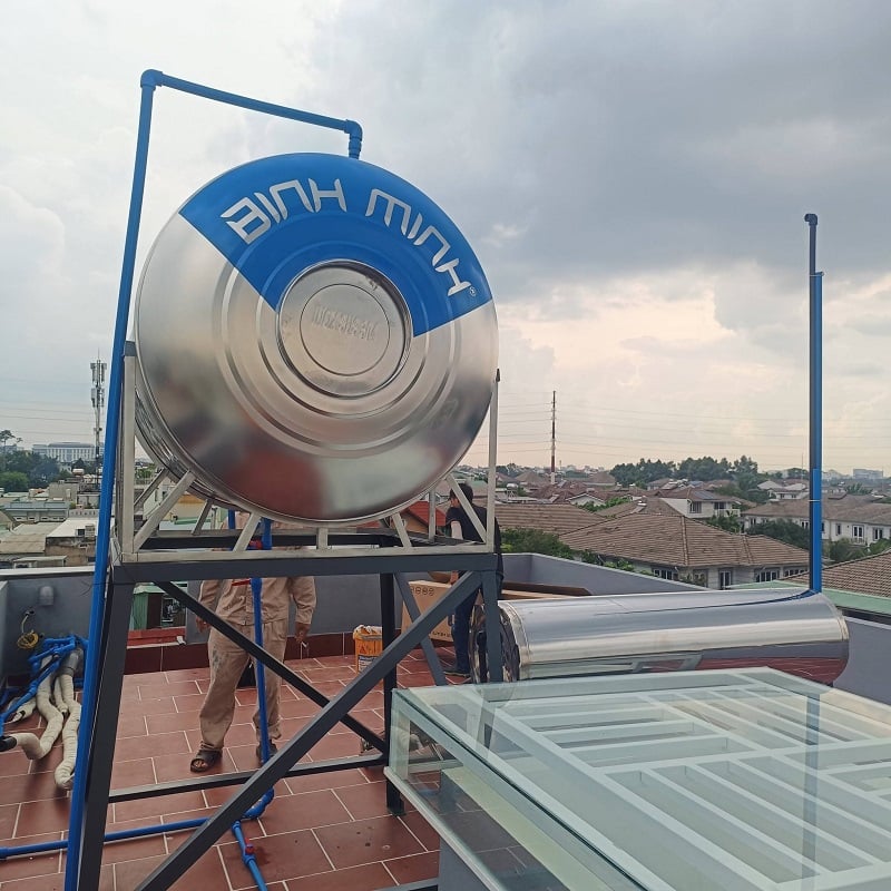Bồn inox 304 Bình MInh 1500L Bồn inox 304 Bình MInh 1500L