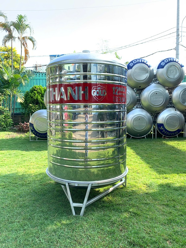 Giao hàng Bồn nước inox Đại Thành 1000L Đứng Cao Cấp Giao hàng Bồn nước inox Đại Thành 1000L Đứng Cao Cấp