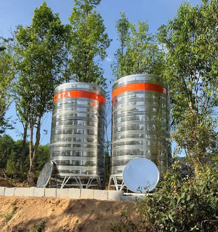 Bồn inox 10,000L Đứng HWATA - Phù hợp nhà xưởng LỚN Bồn inox 10,000L Đứng HWATA - Phù hợp nhà xưởng LỚN