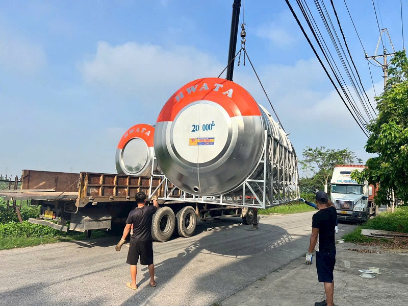 Bồn nước Hwata 20.000L Ngang - Dung tích Lớn Bồn nước Hwata 20.000L Ngang - Dung tích Lớn