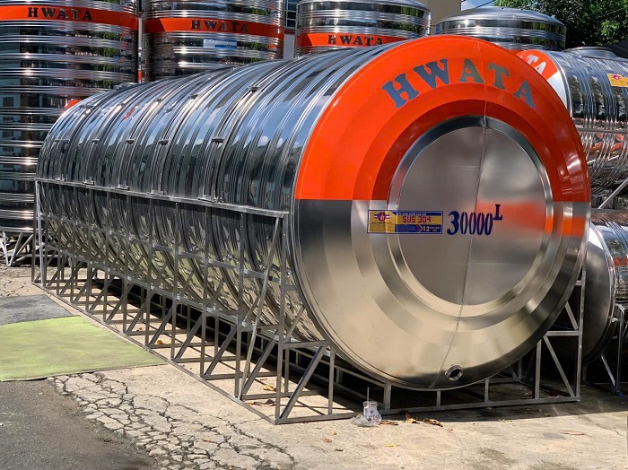 Bồn nước Hwata 30,000L Ngang - Bồn nước dung tích lớn nhất Bồn nước Hwata 30,000L Ngang - Bồn nước dung tích lớn nhất
