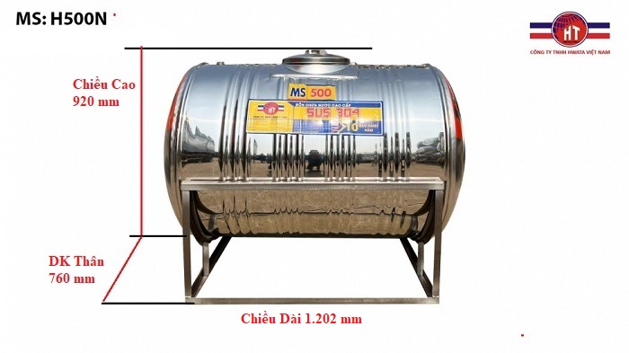 Bồn nước inox Hwata Bồn nước inox Hwata