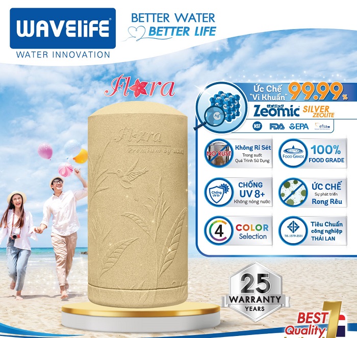 Bồn nước kháng khuẩn Flora, Kháng khuẩn số 1 Bồn nước kháng khuẩn Flora, Kháng khuẩn số 1