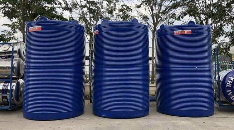 Bồn nhựa Đại Thành 10,000L đứng chịu phèn, chịu mặn Bồn nhựa Đại Thành 10,000L đứng chịu phèn, chịu mặn