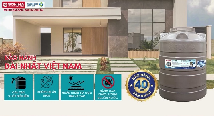 Bồn nhựa bảo hành lâu nhất Việt Nam Bồn nhựa bảo hành lâu nhất Việt Nam