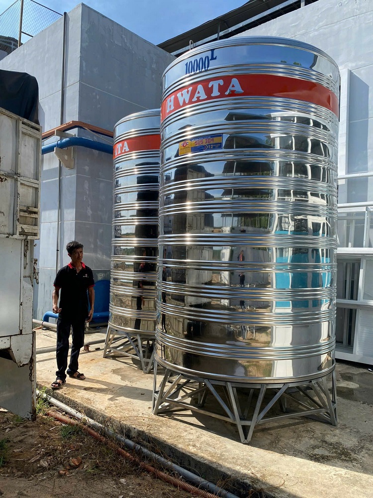 Bồn nước 10m3 Đứng Hwata Bồn nước 10m3 Đứng Hwata