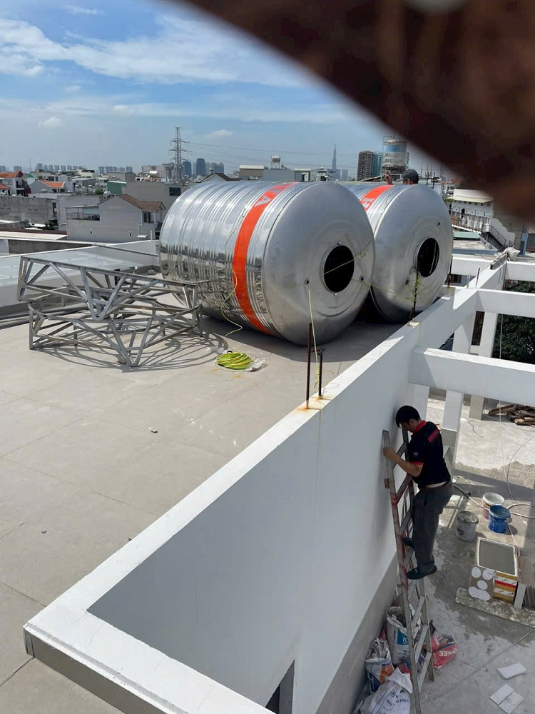 Bồn nước dung tích lơn phù hợp với Khách Sạn Bồn nước dung tích lơn phù hợp với Khách Sạn