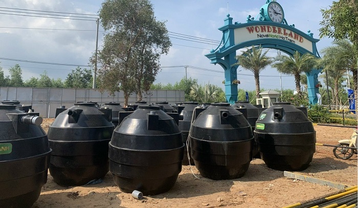 Dự án Bồn tự hoại Đại Thành cho nhà Phố liền kề Dự án Bồn tự hoại Đại Thành cho nhà Phố liền kề