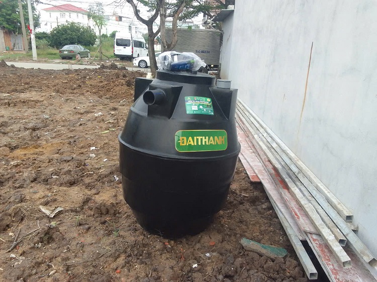 Bể tự hoại nhưa Đại thành 500L nhỏ, tiện dụng Bể tự hoại nhưa Đại thành 500L nhỏ, tiện dụng