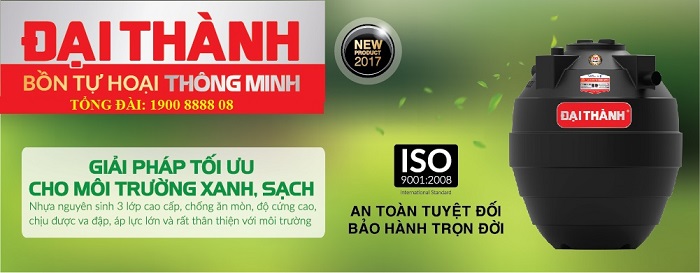 Bồn tự hoại Đại Thành được nhiều khách hàng tin dùng Bồn tự hoại Đại Thành được nhiều khách hàng tin dùng