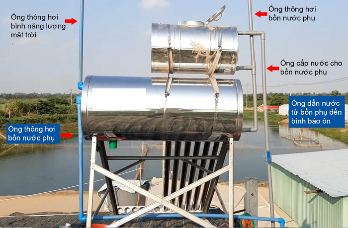 Cách lắp Bồn nước phụ Bình Minh đúng kĩ thuật Cách lắp Bồn nước phụ Bình Minh đúng kĩ thuật
