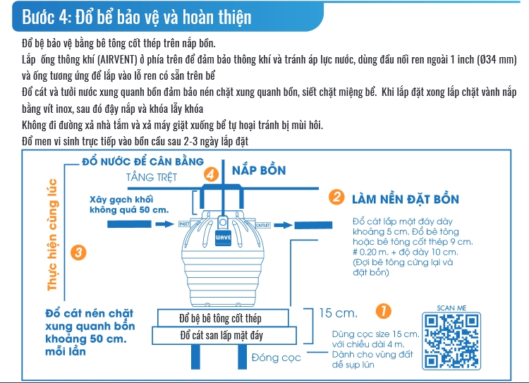 Cách lắp Bể phốt cơ bản và đơn giản nhất Cách lắp Bể phốt cơ bản và đơn giản nhất