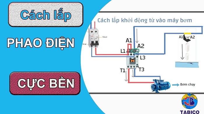 Cách lắp phao điện Bồn nước inox Cách lắp phao điện Bồn nước inox