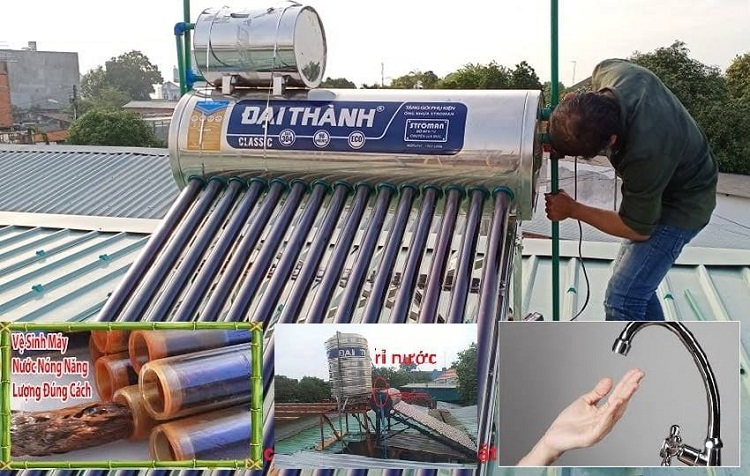 Cách xử lí khi máy nước nóng mặt trời bị hỏng Cách xử lí khi máy nước nóng mặt trời bị hỏng