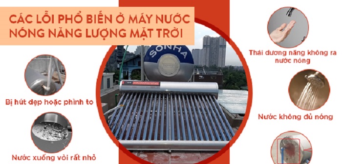 Tại sao máy nước nóng năng lượng mặt trời không nóng Tại sao máy nước nóng năng lượng mặt trời không nóng
