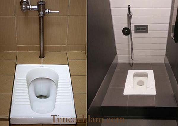 Bồn cầu ngồi xổm Bồn cầu ngồi xổm