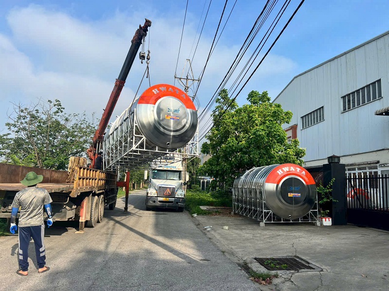 Bồn nước Hwata 20.000L Ngang - Dung tích Lớn Bồn nước Hwata 20.000L Ngang - Dung tích Lớn