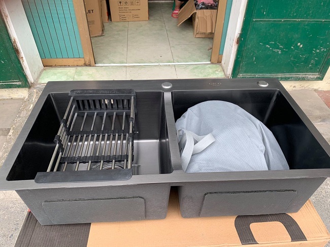 Chậu rửa inox Hwata BDV2 Cao Cấp phủ NANO Chậu rửa inox Hwata BDV2 Cao Cấp phủ NANO