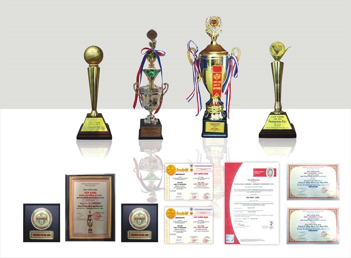 Cúp vàng Vietbuild năm 2006, 2007, 2008, 2009 Cúp vàng Vietbuild năm 2006, 2007, 2008, 2009