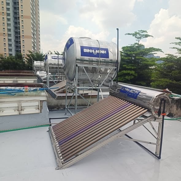 Combo Máy nước nóng mặt trời Bình Minh Combo Máy nước nóng mặt trời Bình Minh