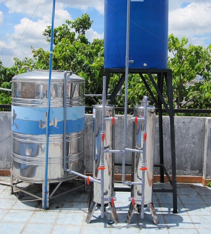Thiết bị lọc nước đầu nguồn inox gia đình Thiết bị lọc nước đầu nguồn inox gia đình