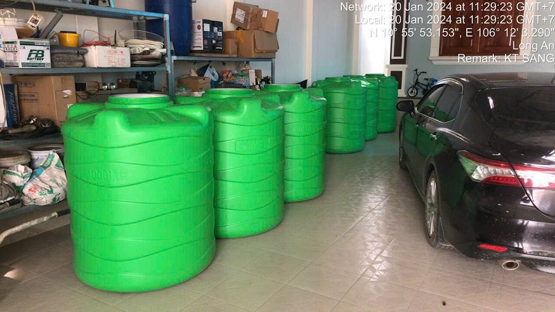 Giao hàng Bồn nhựa Đại Thành Plasman 1000L Giao hàng Bồn nhựa Đại Thành Plasman 1000L