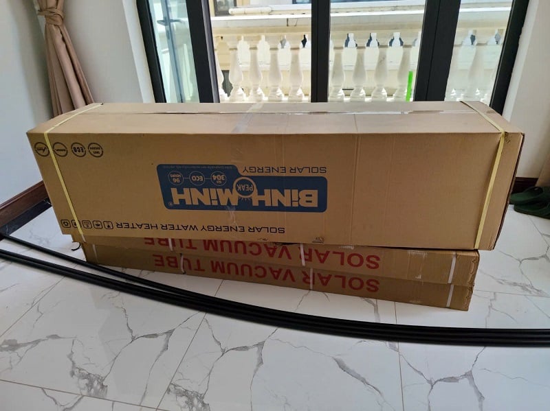 Giao hàng Máy NLMT trước khi lắp đặt Giao hàng Máy NLMT trước khi lắp đặt