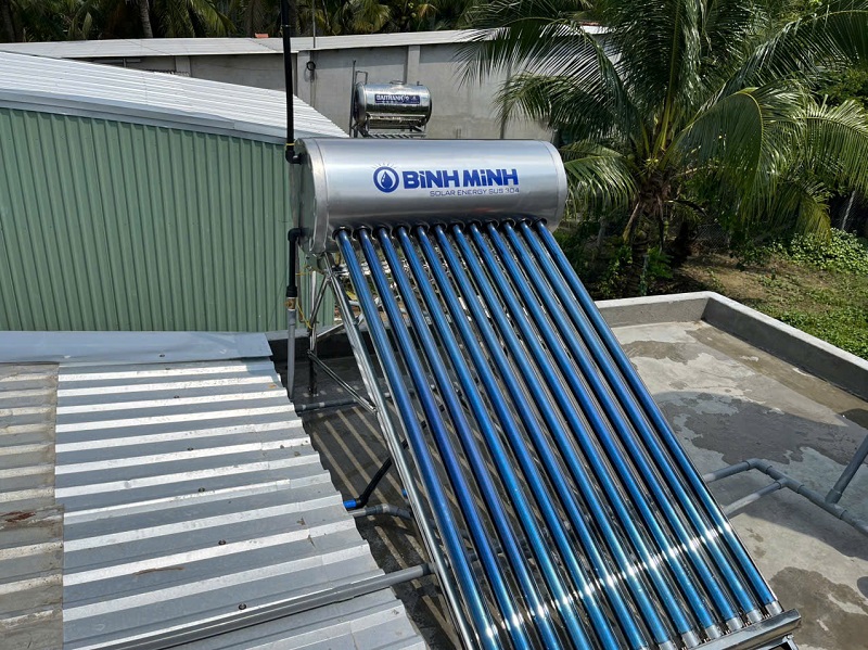 Năng lượng mặt trời Bình Minh 130L-12 ống F58 tại Hóc Môn Năng lượng mặt trời Bình Minh 130L-12 ống F58 tại Hóc Môn