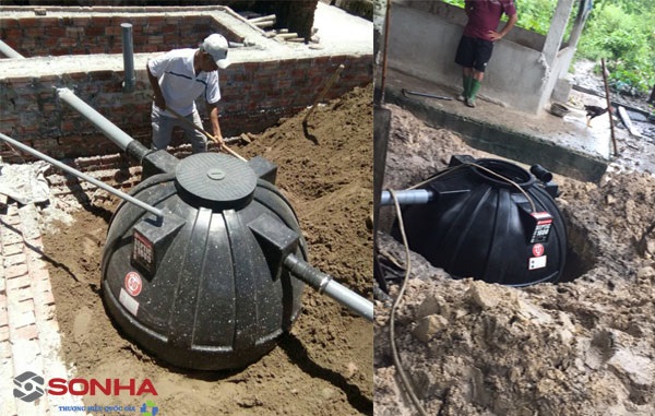 Hướng dẫn lắp Bồn tự hoại sơn hà Hướng dẫn lắp Bồn tự hoại sơn hà