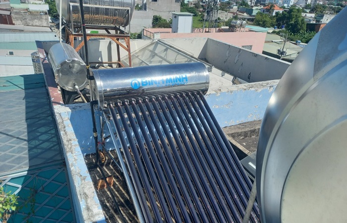 Máy nước nóng mặt trời Bình Minh 160L Máy nước nóng mặt trời Bình Minh 160L