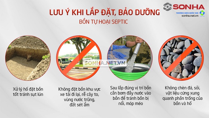 bồn tự hoại Sơn Hà Septic bồn tự hoại Sơn Hà Septic