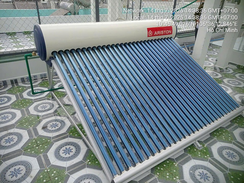 Máy nước nóng năng lượng mặt trời Ariston tại TPHCM Máy nước nóng năng lượng mặt trời Ariston tại TPHCM