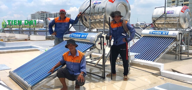 Máy nước nóng mặt trời Toàn Mỹ Máy nước nóng mặt trời Toàn Mỹ